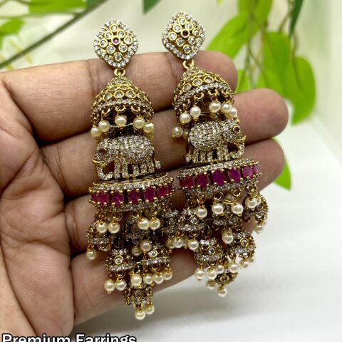 Elegant CZ Matte Earrings
